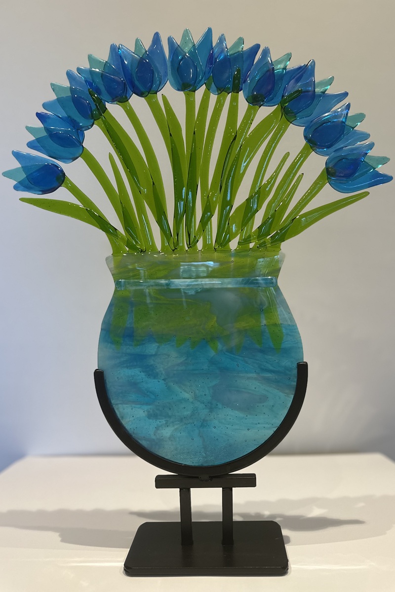 Tulpenvaas glas - Glasvaardig